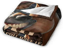 Funny Horse Throw Blanket Soft Fleece Blanket Men Women Gift for Kids Boys Girls for Party Couch Sofa Bed Deco Blankets 50x40 Inches by CozyNest Decor
