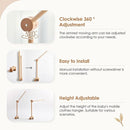 HI BABY MONMENT Crib Mobile Arm - Rotating Baby Mobile Hanger, Natural Beech Wood, Mobile Stand for Crib Nursery Decor, Perfect for Baby Girl or Boys by TinyTreasures Baby Boutique