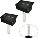 GOODFOEVER 2 Pack Solar Lights - Outdoor Fence and Wall Light Inserts, Waterproof by GreenHaven Gardens