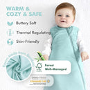 HAPIU Unisex Rayon Made from Bamboo Baby Sleep Sack TOG 1.0, 2-Way Zipper YKK, Wearable Blanket Baby by TinyTreasures Baby Boutique