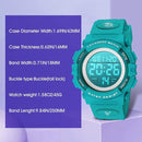 Kids Watch,Boys Watch for 3-15 Year Old Boys,Digital Sport Outdoor Multifunctional Chronograph LED 50 M Waterproof Alarm Calendar Analog Watch for Children with Silicone Band,Kids Gift by TinyTreasures Baby Boutique