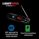 ThermoPro Lightning 1-Second Instant Read Meat Thermometer, Kitchen Food Thermometer with Auto Wake/Sleep/180° Rotating Display, Waterproof Cooking Thermometer for Oil Deep Fry Smoker BBQ Grill by TinyTreasures Baby Boutique