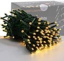 Home Lighting 66ft Christmas Decorative Mini Lights, 200 LED Green Wire Fairy Starry String Lights Plug in, 8 Lighting Modes, for Indoor Outdoor Xmas Tree Wedding Party Decoration (Warm White) by TinyTreasures Baby Boutique