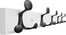 SKOLOO 24-Inch White Wood Coat Rack Wall Mount with 5 Triple Hooks - Ideal for Family Entrances, Classrooms, and Pet Supplies Storage - Perfect Coat Hooks for Wall by CozyNest Decor