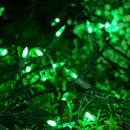 Brizled Green Christmas Lights, 33ft 100 LED Christmas String Lights, 120V UL Certified Plugin Xmas Tree Light Connectable Waterproof Mini Xmas Light for Home Tree Halloween Indoor Outdoor Decorations by TinyTreasures Baby Boutique