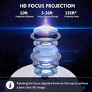 Star Projector, Planetarium Projector for Bedroom Ultra Clear Galaxy Night Light with 4K Replaceable 13 Galaxy Discs 360 Degree Rotation Real Sky Light for Kids Room Birthday Valentines Gift by TinyTreasures Baby Boutique