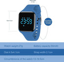 Kids Watches for Girls Boys Digital Sport Watch with Step Counter Pedometer Vibration Alarm Clock, No App Waterproof Fitness Tracker Kids Watch Boys Girls Teens Students Ages 5-16 by TinyTreasures Baby Boutique