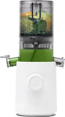 Nama J3 Compact Cold Press Juicer – Space Saving & Self Feeding for Hands-Free Operation – Lightweight, Portable Zero Waste Slow Masticating Juicer – Easy Cleanup & Assembly - White by CozyNest Decor