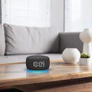 Buffbee Sound Machine & Alarm Clock 2-in-1, 0-100% Clock Face Brightness, Bottom Colored Light, Sleep Timer, Precise 30-Level Volume Control White Noise Machine by TinyTreasures Baby Boutique