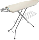 Brabantia Size C Ironing Board (49 x 18in) 7 Height Options, Adjustable Steam Iron Rest Holder & Linen Rack (Ecru) Non-Slip Feet, Anti-Collapse Child Locks by CozyNest Decor
