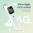 Touchless Thermometer for Adults and Kids, Fast Accurate Thermometer with Fever Alarm, 1S Reading & Silent Mode (LED-White) by TinyTreasures Baby Boutique