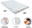 4 Pack Soft Baby Boy Crib Sheets for Standard Crib Mattress Dinosaur Star Cloud Soft Polyester Neutral Unisex Fitted Crib Sheets Set for Baby Boys by TinyTreasures Baby Boutique