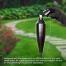 Deco Home Pack of 4 Metal Garden Torches - Citronella for Outdoor Ambiance - Decorative and Functional Citronella Torches for Patio, Lawn, and Backyard - Black by GreenHaven Gardens