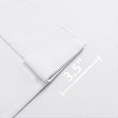 Joydeco 108 Inch 60% Blackout White Curtains 2 Panels, Elegant Semi Sheer Curtains for Bedroom,Thermal Insulated Black Out Drapes for Living Room,Rod Pocket Back Tab Drapes(W52 x L108 Inch,Pure White) by TinyTreasures Baby Boutique
