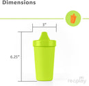 Re-Play Sippy Cups for Toddlers - 10 Oz. Reusable Spill Proof Cups for Kids, Dishwasher/Microwave Safe - Made in USA - Set of 4-3.13" x 6.25" - Space by TinyTreasures Baby Boutique