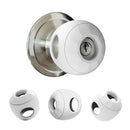 Child Proof Door Knob Covers (4 Pack), Toddler Door Locks, Baby Proof Safety Locks for Doors, Easy Install & No Tools Needed by TinyTreasures Baby Boutique