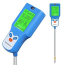 6-in-1 Soil Moisture Meter Digital PH Meter/Soil Moisture/Plant Temperature/Sunlight Intensity, Backlight LCD Display, Soil Test Meter for Garden, Lawn, Plant Care (Blue) by GreenHaven Gardens