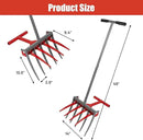 2-in-1 Broad Fork Garden Tool, Manual Hand Cultivator & Tiller, Heavy Duty Twist Tiller with 5+4 Steel Tines, Pitchfork for Soil Loosening, Digging, and Lawn Aeration by GreenHaven Gardens