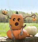 Plow & Hearth Set of 4 Bendable Pumpkin Arms and Legs | Create Whimsical Halloween Decor | Spooky Vine Design | Includes 2 arms and 2 Legs, Iron, Orange by GreenHaven Gardens