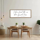 I Have Found The One Whom My Soul Loves Sign Wall Art Decor 40"x15" Modren Master Bedroom Above Bed Wood Framed Song of Solomon 3:4 Large Living Room Bible Verse Wall Hanging (Wood) by CozyNest Decor