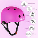KAMUGO Kids Adjustable Helmet, with Sports Protective Gear Set Knee Elbow Wrist Pads for Toddler Age 2-8 Boys Girls, Bike Skateboard Hoverboard Scooter Rollerblading Helmet Set by TinyTreasures Baby Boutique