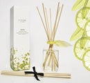 LOVSPA Reed Diffuser Set, Sparkling Citrus Scented Oil Diffuser with Sticks, Home Fragrance Accessories for Bathroom Shelf Decor, Aroma Diffusers for Home or Office Desk, USA Made by CozyNest Decor
