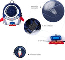 JiePai Toddler Rocket Backpack Leash Anti-lost Waterproof 3D Cartoon Kids Backpack by TinyTreasures Baby Boutique