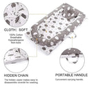 Lounger for Newborn, Newborn Lounger for 0-24 Months, Breathable & Portable Infant Nest - Soft Infant Floor Seat Cover for Travel (Cloud) by TinyTreasures Baby Boutique