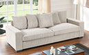 Luxe Sofa With 5 Matching Toss Pillows, Sleek Design, Spacious And Comfortable 3 Seater Couch by HouseOfZazla