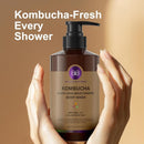 BALANCE YOUR BIOME Kombucha Glass-Skin Moisturizing Body Wash, K-Beauty,Fermented soybean, barley, Pear Juice, Pomegranates,12 Vitamins, Nurishing, Cleansing, 16.9 fl.oz.500ml, No Silicone by TinyTreasures Baby Boutique