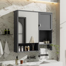 Modern Wall Mounted Bathroom Medicine Cabinet, Bathroom Wall Storage Cabinet With Mirror by Unique Piece Furniture