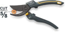 Woodland Tools Co. Duralight Bypass Pruning Shears – 5/8" Cut Capacity, Lightweight Hand Pruner, High Carbon Steel Blade, Adjustable Lock, Internal Spring, Soft Grip Garden Tool for Plants and Shrubs by GreenHaven Gardens