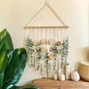 Artificial Eucalyptus Wall Decor Fake Greenery Leaves Stems Home Decor Wall Hanging Plants Boho Rustic Farmhouse Decor for Bedroom Kitchen Dining Room Livingroom Bathroom Livingroom (Small) by CozyNest Decor