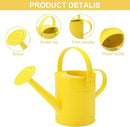 Finderomend Metal Watering Can 1.5L/51oz, Iron Art for Outdoor Plants, Yellow by GreenHaven Gardens
