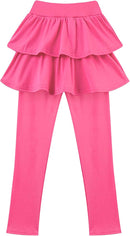 Girls School Uniform Pants Leggings with Skirts Stretch Warm Jegging 4-12 Years by TinyTreasures Baby Boutique