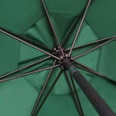 Sunnyglade 9' Patio Umbrella Outdoor Table Umbrella with 8 Sturdy Ribs (Dark Green) by GreenHaven Gardens