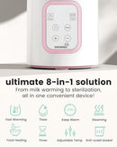 GROWNSY Bottle Warmer, Fast Baby Bottle Warmer for All Bottles, Milk Warmer for Breastmilk or Formula, Smart Temperature Control and Automatic Shut-Off- Pink by TinyTreasures Baby Boutique