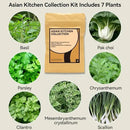 inbloom Asian Herb Seed Pod Kit for AeroGarden, iDoo, Ahopegarden, 7 Pods with 350+ Seeds (Basil, Parsley, Cilantro, Chrysanthemum, Pak Choi, Crystalline Ice Plant, Onion) Hydroponics Growing System by GreenHaven Gardens