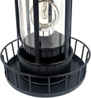 LED Solar Powered Lighthouse, 360 Degree Rotating Lamp, IP65 Waterproof LED Solar Lighthouse Garden Yard Outdoor Decor by GreenHaven Gardens
