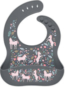 Simple Modern Silicon Bib Toddler food bib by TinyTreasures Baby Boutique