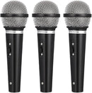 LOGOFUN 3 Pcs Toy Microphone for Kids Plastic Microphone Prop Fake Pretend Mics for Karaoke Fun Costume Prop by TinyTreasures Baby Boutique