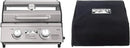 Monument Grills Clearview® 2-Burner Tabletop Propane Gas Grill for Outdoor Portable Camping Cooking with BBQ Cover(2 items) by GreenHaven Gardens