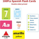 Ceiba Tree Spanish Flash Cards 100 English to Spanish Bilingual Flashcards Español Vocabulary Alphabet Number Colors Educational Learning Toys for Kids Adult Beginners Toddlers Grade School Classroom by TinyTreasures Baby Boutique