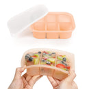 haakaa Silicone Baby Food Tray - Breastmilk Homemade Baby Food Mold - Baby Fresh Food Freezer Tray - Ice Cube Tray - - 4m+ Baby Toddler Kid - Blush by TinyTreasures Baby Boutique