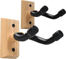 Bamboo Wood Guitar Wall Mount Hanger | Universal U-Shape Hook for Acoustic, Electric Guitar, Banjo & Bass by MobilevisionUS