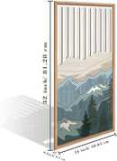 IARTTOP Large Mountain Wood Wall Art Framed Decor Set Of 3, Modern Mountain Landscape Wall Art Nature Artwork Wall Decor For Bedroom, Living room, Office-16 x32 by CozyNest Decor
