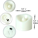 12 Pack Battery Operated Flameless LED Votive Tealight Candles Realistic Flickering Electric Tea Lights Set Bulk Halloween Pumpkin Jack O Lantern Party Wedding Decorations Centerpieces Batteries Incl. by GreenHaven Gardens