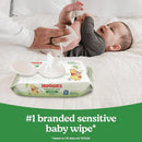 Huggies Natural Care Sensitive Baby Wipes, Unscented, Hypoallergenic, 99% Purified Water, 24 Soft Packs of 56 (1344 Wipes Total) by TinyTreasures Baby Boutique