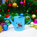 Metal Small Watering Can for Outdoor and Indoor Plants, Watering Can Decor, 500ML (Small Blue) by GreenHaven Gardens