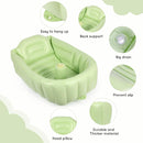 MINK Inflatable Bathtub for Toddlers - Portable Baby Tub with Collapsible Design for Easy Storage - Perfect for Newborns to Infants by TinyTreasures Baby Boutique